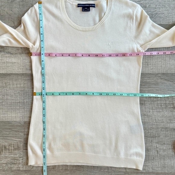 Vintage Ralph Lauren Sport 100% Pima Cotton Crew Neck Sweater (size M) - Picture 12 of 15